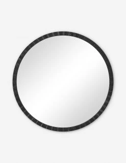 Lulu And Georgia Auguste Round Mirror Curved + Rounded