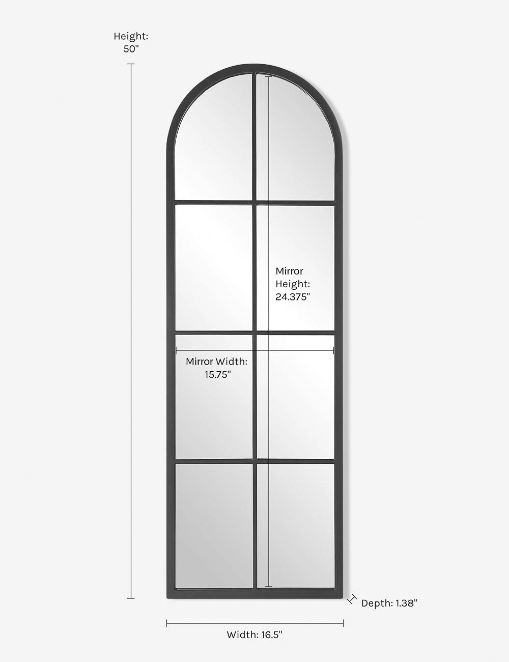 Lulu And Georgia Arlington Full Length Mirror New 5 Lulu And Georgia Arlington Full Length Mirror New