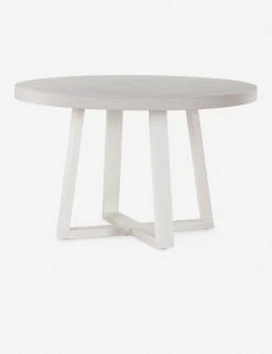 Lulu And Georgia Hollis Indoor / Outdoor Round Dining Table Outdoor Collection