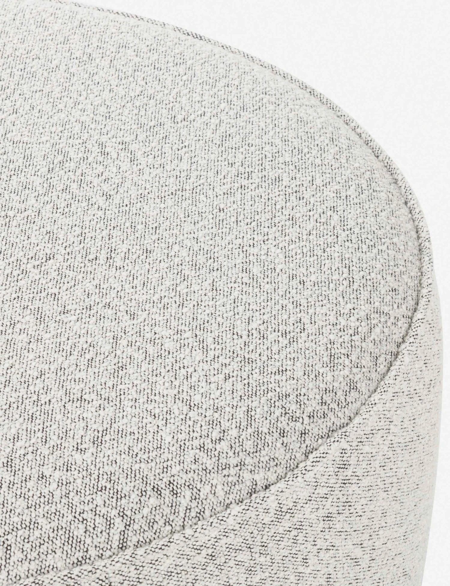 Lulu And Georgia Aldora Round Ottoman Bouclé + Textural Fabric 11 Lulu And Georgia Aldora Round Ottoman Bouclé + Textural Fabric