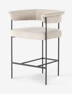 Lulu And Georgia Curved + Rounded Kyleigh Counter Stool