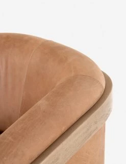 Lulu And Georgia Gianni Leather Accent Chair Curved + Rounded 15 Lulu And Georgia Gianni Leather Accent Chair Curved + Rounded