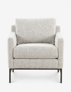 Lulu And Georgia Bouclé + Textural Fabric Kass Accent Chair