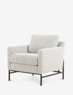 Lulu And Georgia Bouclé + Textural Fabric Kass Accent Chair