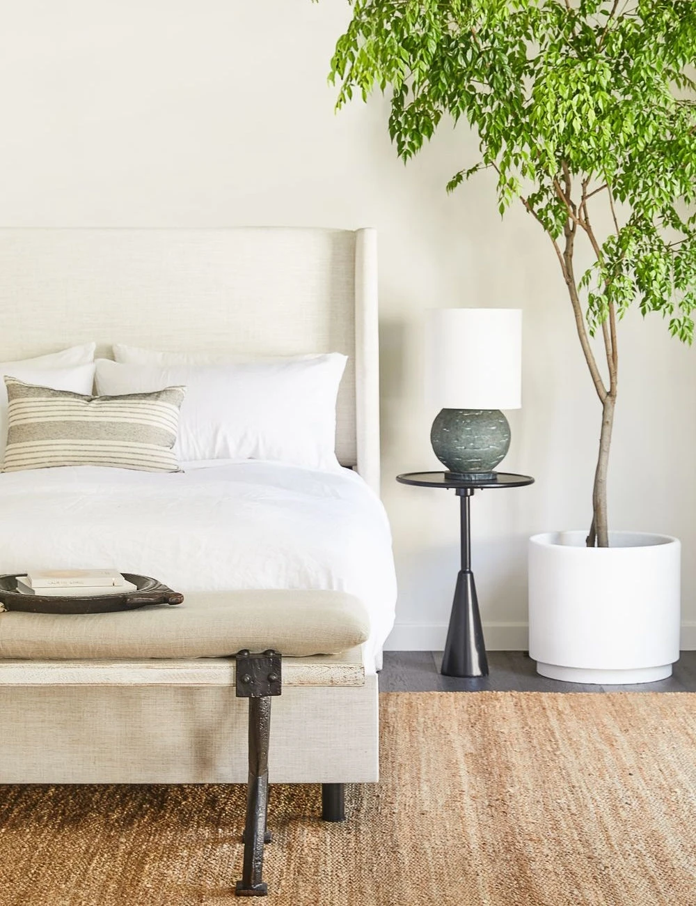 Lulu And Georgia Bethea Sphere Table Lamp, Limestone 5 Lulu And Georgia Bethea Sphere Table Lamp, Limestone