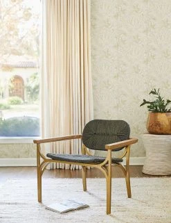 Lulu And Georgia Morris & Co. Artichoke Wallpaper, Vellum Swatch