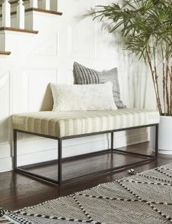 Lulu And Georgia Bouclé + Textural Fabric Samaire Shearling Lumbar Pillow