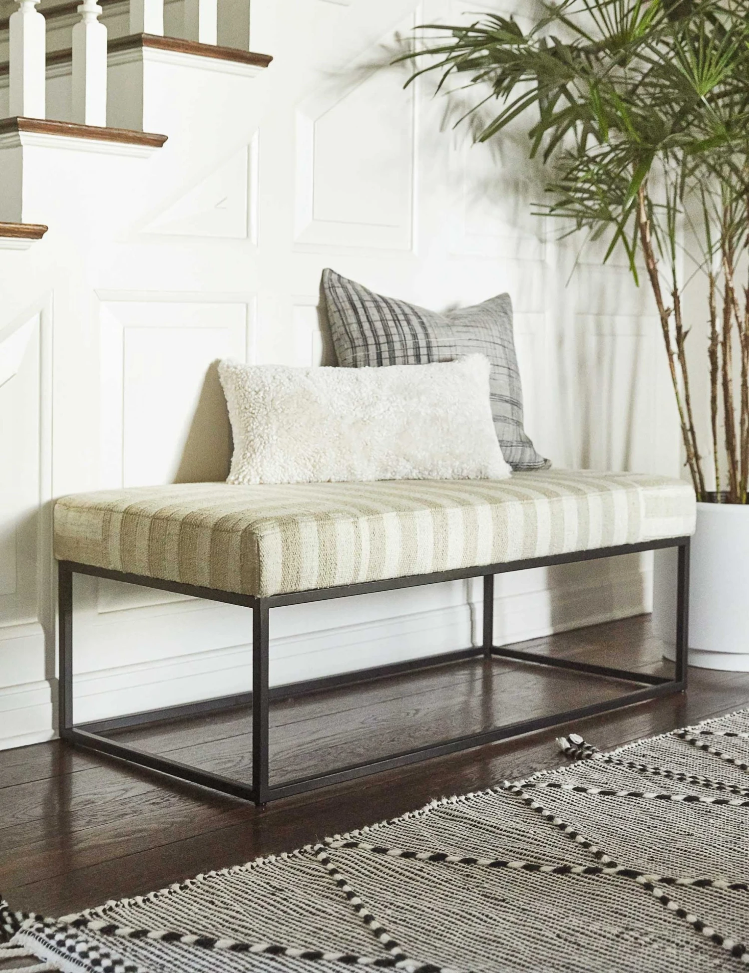 Lulu And Georgia Bouclé + Textural Fabric Samaire Shearling Lumbar Pillow 4 Lulu And Georgia Bouclé + Textural Fabric Samaire Shearling Lumbar Pillow