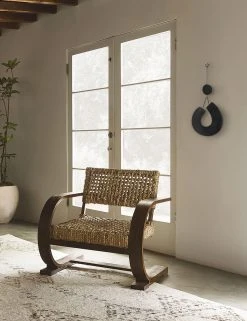 Lulu And Georgia Curved + Rounded Circle & Line Bend Wall Hanging