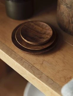 Lulu And Georgia Earth Tones Shallow Dish, Teak Root (Set Of 4)