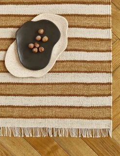 Lulu And Georgia Elane Stripe Rug Earth Tones