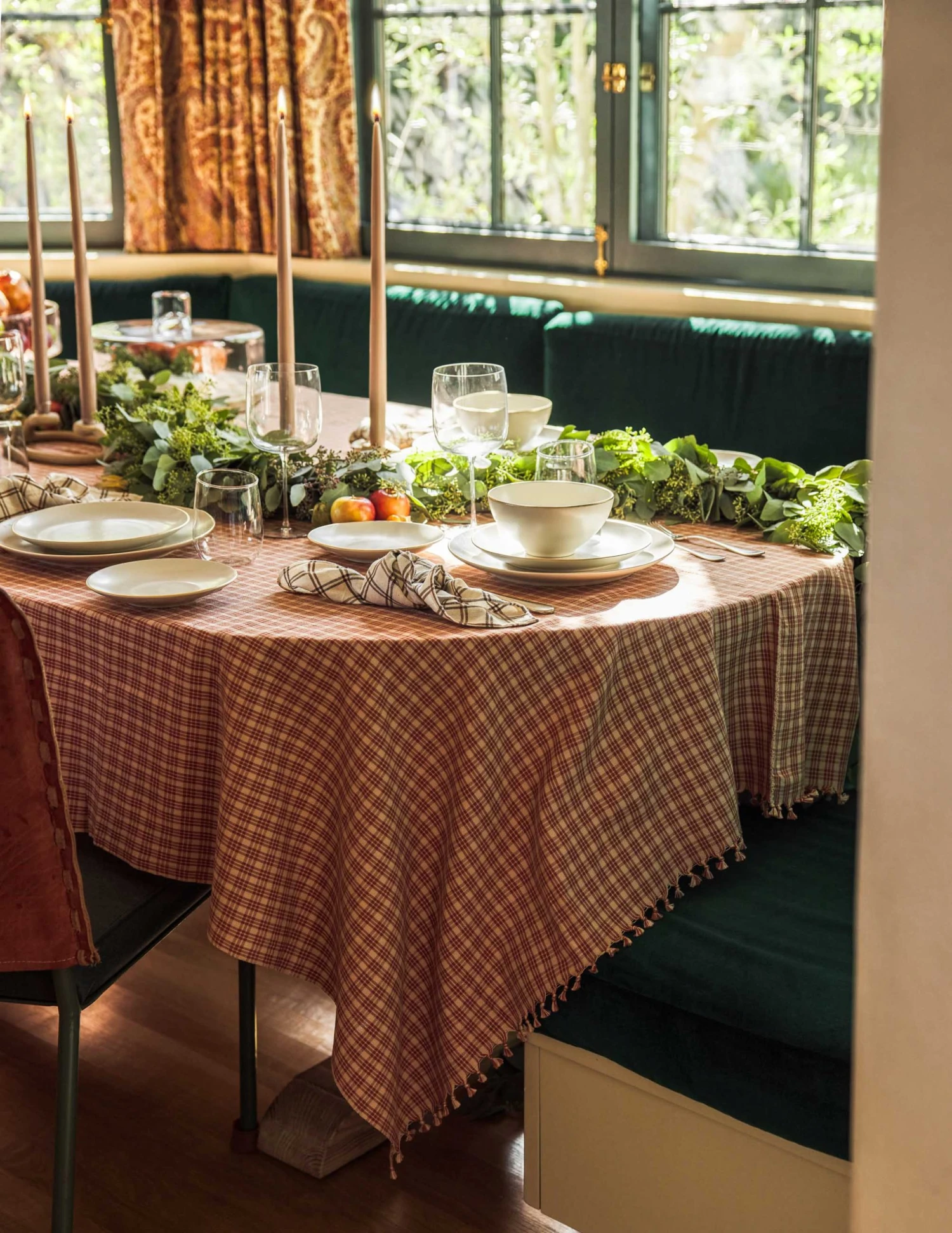 Lulu And Georgia Heather Taylor Home Katherine Plaid Tablecloth Kitchen + Dining 3 Lulu And Georgia Heather Taylor Home Katherine Plaid Tablecloth Kitchen + Dining