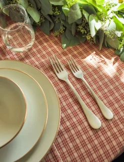 Lulu And Georgia Heather Taylor Home Katherine Plaid Tablecloth Kitchen + Dining