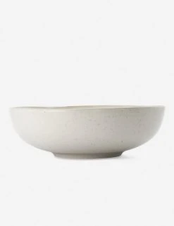 Lulu And Georgia Weilan Low Serving Bowl, Black/Brown