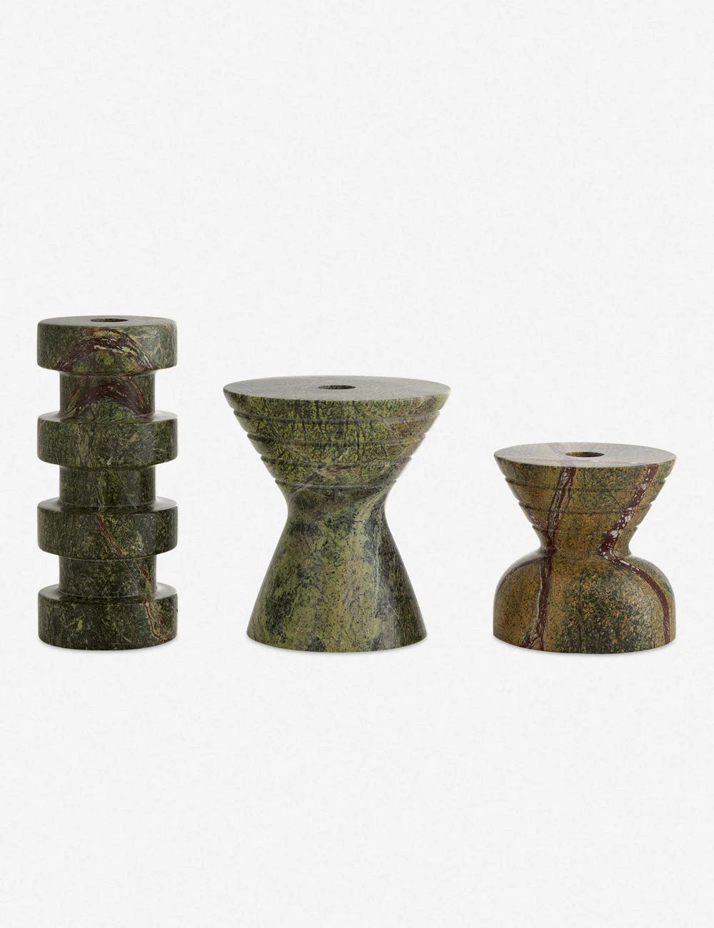 Lulu And Georgia Lopez Candleholders (Set Of 3) By Arteriors New 4 Lulu And Georgia Lopez Candleholders (Set Of 3) By Arteriors New