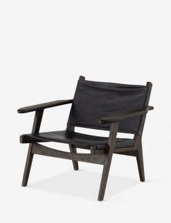 Lulu And Georgia Sela Leather Accent Chair Living Room