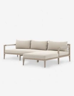 Lulu And Georgia Cadenza Indoor / Outdoor Teak Sectional Sofa New