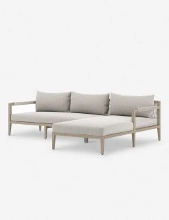 Lulu And Georgia Cadenza Indoor / Outdoor Teak Sectional Sofa New