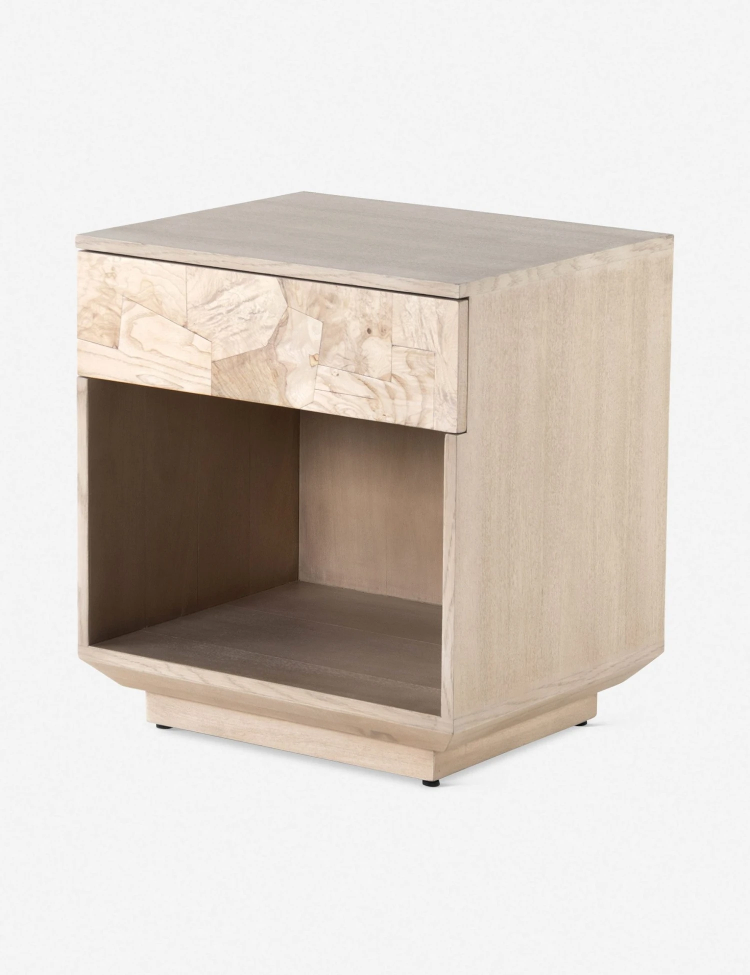 Lulu And Georgia Burl Wood Moneo Nightstand 3 Lulu And Georgia Burl Wood Moneo Nightstand