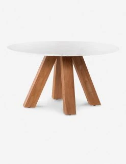 Lulu And Georgia Catanzaro Indoor / Outdoor Round Dining Table Outdoor Collection