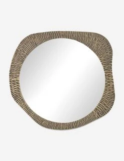 Lulu And Georgia Theron Round Mirror