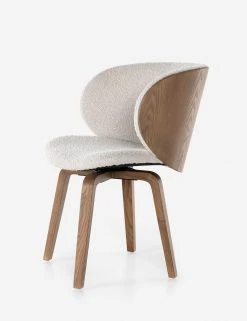 Lulu And Georgia Phoebe Office Chair Bouclé + Textural Fabric