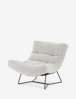 Lulu And Georgia Menorca Accent Chair Bouclé + Textural Fabric
