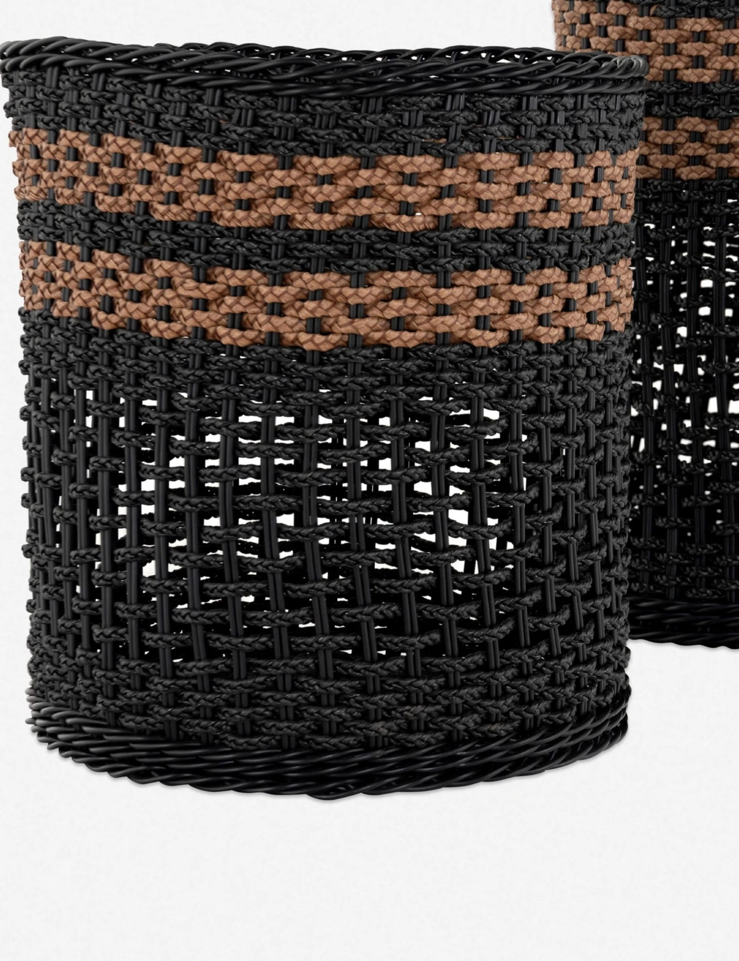 Lulu And Georgia Suni Indoor/Outdoor Baskets (Set Of 2) Outdoor Collection 6 Lulu And Georgia Suni Indoor/Outdoor Baskets (Set Of 2) Outdoor Collection