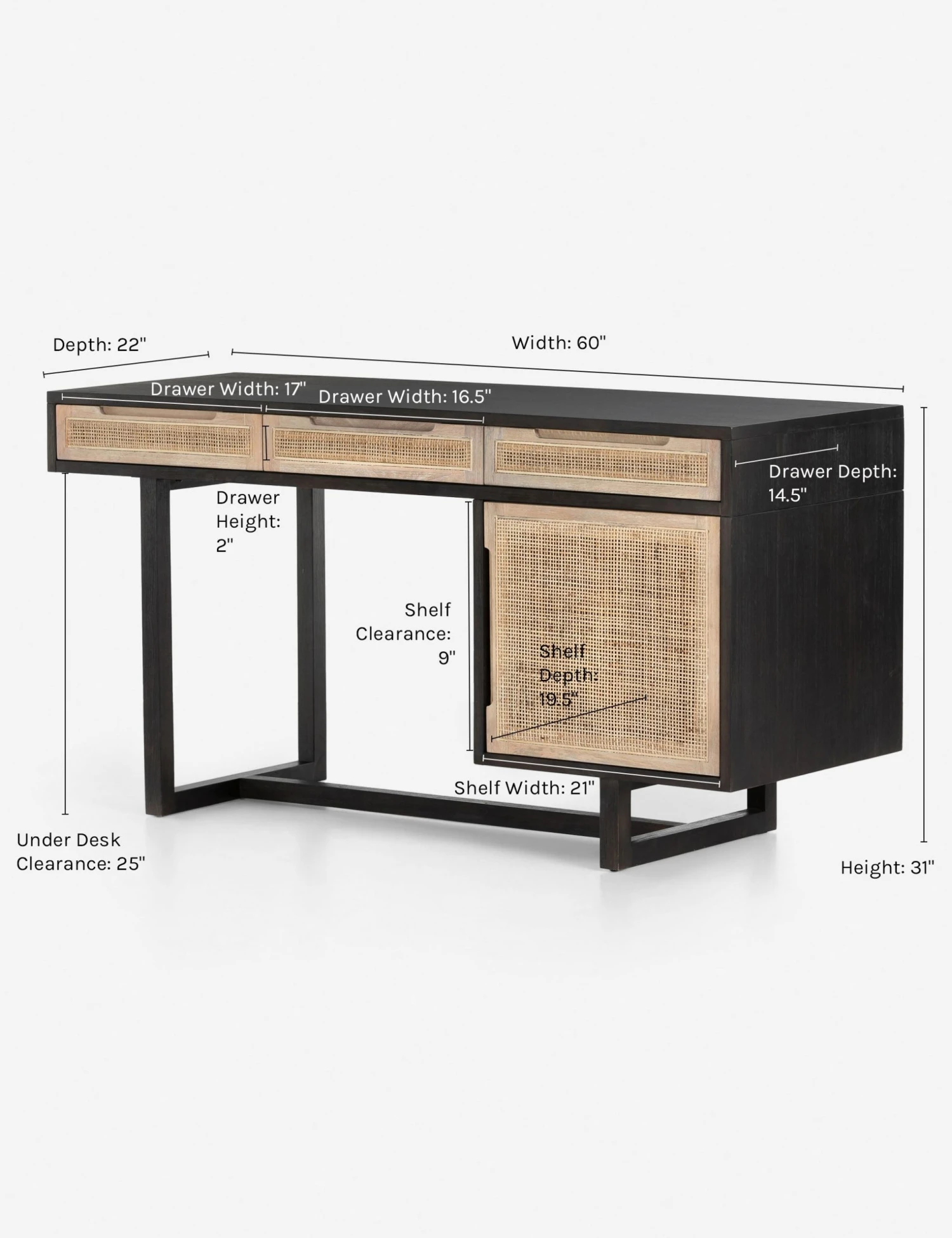 Lulu And Georgia Office Margot Desk 25 Lulu And Georgia Office Margot Desk