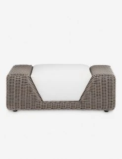 Lulu And Georgia Eugenie Indoor / Outdoor Ottoman Outdoor Collection