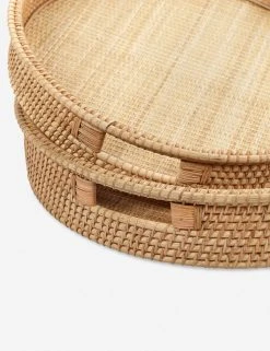 Lulu And Georgia Malaya Nesting Trays (Set Of 2) New