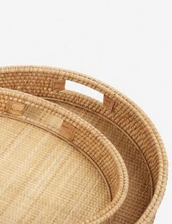 Lulu And Georgia Malaya Nesting Trays (Set Of 2) New