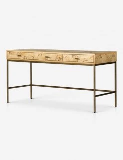 Lulu And Georgia New Lorca Burl Wood Desk