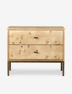 Lulu And Georgia New Lorca Burl Wood Nightstand