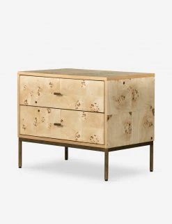 Lulu And Georgia New Lorca Burl Wood Nightstand