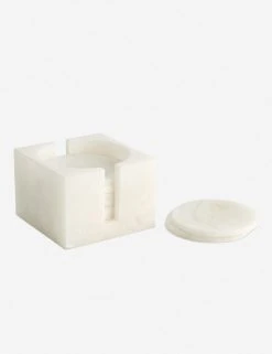 Lulu And Georgia New Ofeliah Alabaster Coasters (Set Of 8)