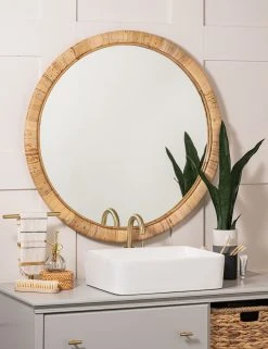 Lulu And Georgia Earth Tones Neom Round Mirror