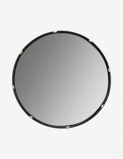 Lulu And Georgia Adaline Round Mirror Earth Tones