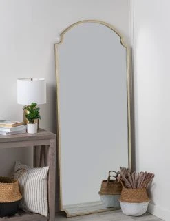 Lulu And Georgia Curved + Rounded Whitley Floor Mirror
