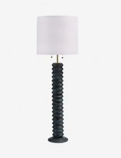 Lulu And Georgia Lighting Regina Andrew Accordion Floor Lamp, Ebony