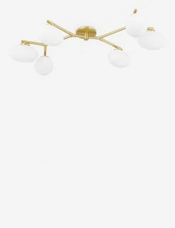 Lulu And Georgia Sculptural Solange Semi-Flush Mount Light