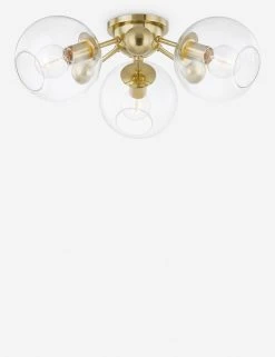 Lulu And Georgia Crystal Semi-Flush Mount Light Lighting