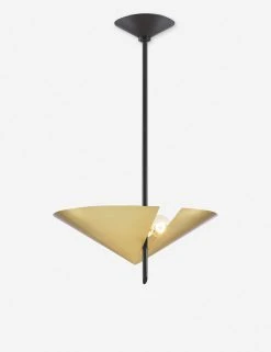 Lulu And Georgia Nari Pendant Light, Aged Brass Lighting