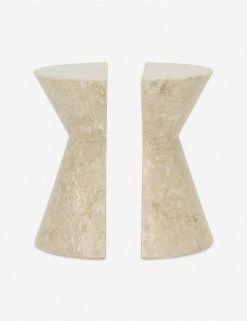Lulu And Georgia Lucca Marble Bookends (Set Of 2)