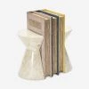 Lulu And Georgia Lucca Marble Bookends (Set Of 2)