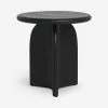 Lulu And Georgia Ada Round Side Table, Black 1 Lulu And Georgia Ada Round Side Table, Black