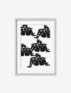 Lulu And Georgia Walls 'Over Here' Print By Adrian Brandon