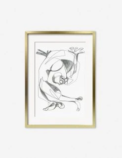 Lulu And Georgia Walls 'Stretch' Print By Adrian Brandon