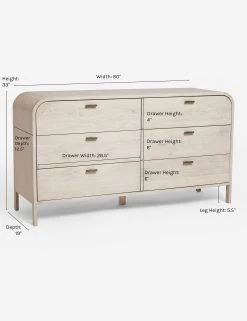 Lulu And Georgia Brooke 6-Drawer Dresser 21 Lulu And Georgia Brooke 6-Drawer Dresser