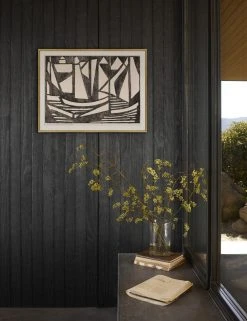 Lulu And Georgia Walls 'Japanese Woodcuts - Boats' Print